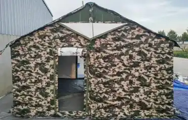 How do you handle cramped quarters when a field team camps together? The Tangshan Pengcheng Outdoor Model 84A cotton squad tent boosts accommodation efficiency.